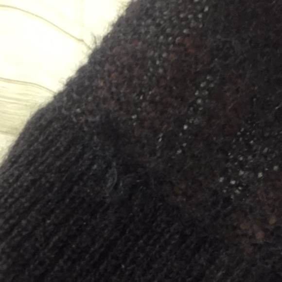 Eileen Fisher black mohair duster cardigan PM - Picture 12 of 13